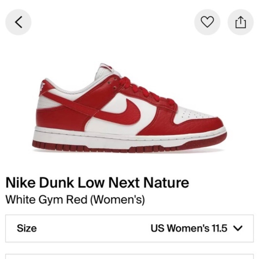 Nike dunk women 11.5 men 10